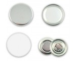 Badges vierges 32mm ronds - Attache aimant pour vêtements
