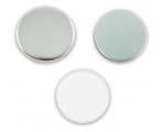 Badges vierges 32mm ronds scrapbooking à dos plat 