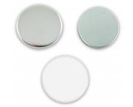 Badges vierges 38mm ronds scrapbooking à dos plat  Badges vierges 38mm ronds scrapbooking à dos plat