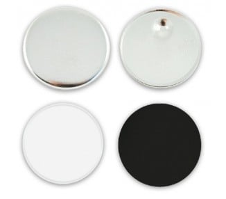 Badges vierges 56mm ronds - Magnet frigo publicitaire