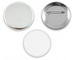 Badges vierges 75mm ronds à épingle