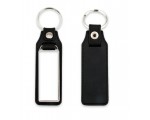 Porte clef vierge rectangulaire simili cuir
