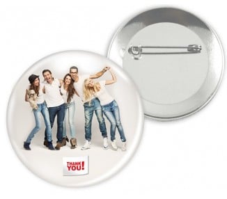 Badge personnalisé professionnel