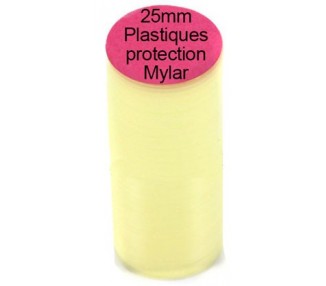 Plastique transparent Mylar 25mm