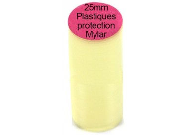 Plastique transparent Mylar 25mm