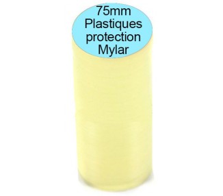 Plastique transparent Mylar 75mm