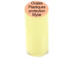 Plastique transparent Mylar ovales
