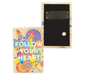 Badge aimanté à personnaliser 45x68mm