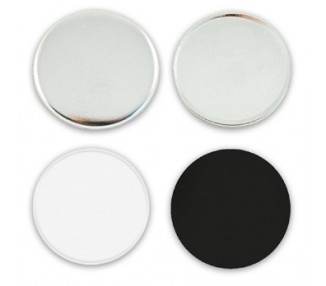 Badges vierges 38mm ronds - Magnet frigo