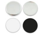 Badges vierges 38mm ronds - Magnet frigo Badges vierges 38mm ronds - Magnet frigo