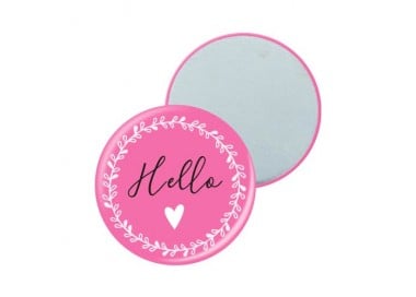 Magnet rond personnalisé mariage