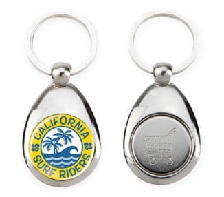 Porte-clé avec jeton caddie...