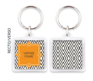 Porte clé photo personnalisé