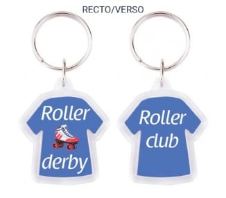 Porte clé maillot personnalisé