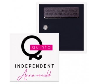 Badge magnétique carré