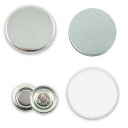 Badge vierge 25mm aimanté