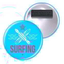 Badge aimanté personnalisé professionnel 75mm