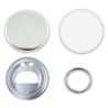 Badges vierges 56mm ronds - Décapsuleur porte clés
