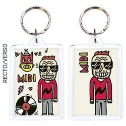 Porte clé personnalisé pas cher plastique